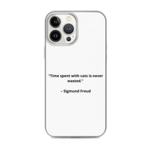 Load image into Gallery viewer, Sigmund Freud Love Cats iPhone Case