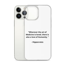Load image into Gallery viewer, Hippocrates Doctor iPhone Case