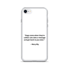 Load image into Gallery viewer, Mary Bly Dog/Cat Love iPhone Case