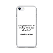 Load image into Gallery viewer, Daniel P. Logan Doctor iPhone Case