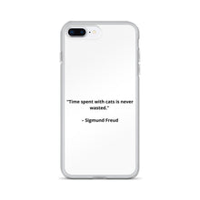 Load image into Gallery viewer, Sigmund Freud Love Cats iPhone Case