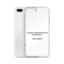 Load image into Gallery viewer, Maya Angelou Family iPhone Case