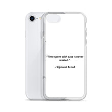 Load image into Gallery viewer, Sigmund Freud Love Cats iPhone Case
