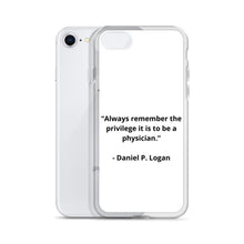 Load image into Gallery viewer, Daniel P. Logan Doctor iPhone Case