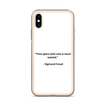 Load image into Gallery viewer, Sigmund Freud Love Cats iPhone Case