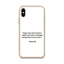 Load image into Gallery viewer, Mary Bly Dog/Cat Love iPhone Case