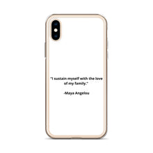 Load image into Gallery viewer, Maya Angelou Family iPhone Case