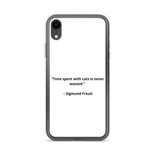 Load image into Gallery viewer, Sigmund Freud Love Cats iPhone Case