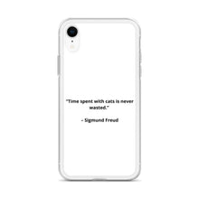Load image into Gallery viewer, Sigmund Freud Love Cats iPhone Case