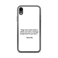 Load image into Gallery viewer, Mary Bly Dog/Cat Love iPhone Case