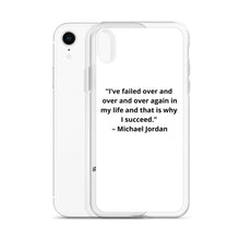 Load image into Gallery viewer, Michael Jordan iPhone Case