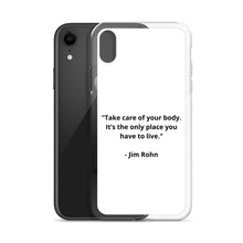 Load image into Gallery viewer, Jim Rohn iPhone Case