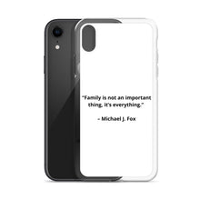 Load image into Gallery viewer, Michael J. Fox Family iPhone Case