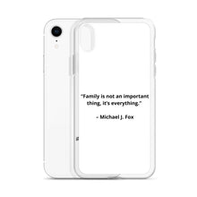 Load image into Gallery viewer, Michael J. Fox Family iPhone Case