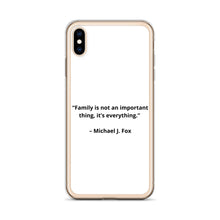 Load image into Gallery viewer, Michael J. Fox Family iPhone Case