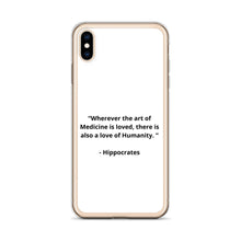 Load image into Gallery viewer, Hippocrates Doctor iPhone Case