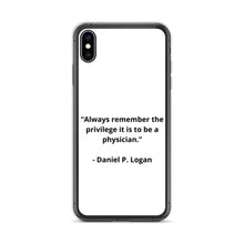 Load image into Gallery viewer, Daniel P. Logan Doctor iPhone Case