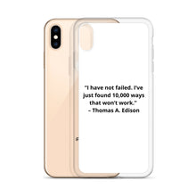 Load image into Gallery viewer, Thomas Edison 1 iPhone Case