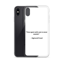 Load image into Gallery viewer, Sigmund Freud Love Cats iPhone Case
