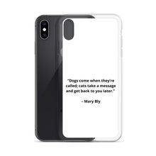 Load image into Gallery viewer, Mary Bly Dog/Cat Love iPhone Case