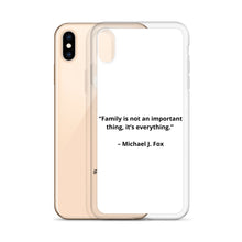 Load image into Gallery viewer, Michael J. Fox Family iPhone Case