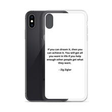 Load image into Gallery viewer, Zig Ziglar Inspirational iPhone Case