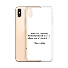 Load image into Gallery viewer, Hippocrates Doctor iPhone Case