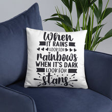Load image into Gallery viewer, When It Rains Pillow
