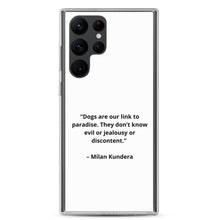 Load image into Gallery viewer, Milan Kundera Dog Love Samsung Case