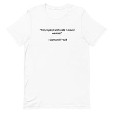 Load image into Gallery viewer, Sigmund Freud Love Cats T-shirt