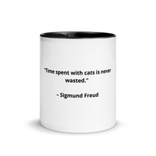 Load image into Gallery viewer, Sigmund Freud Love Cats Mug