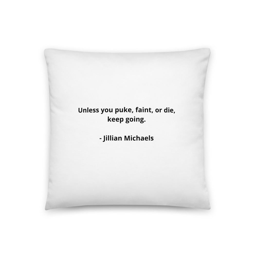 Jillian Michaels Pillow