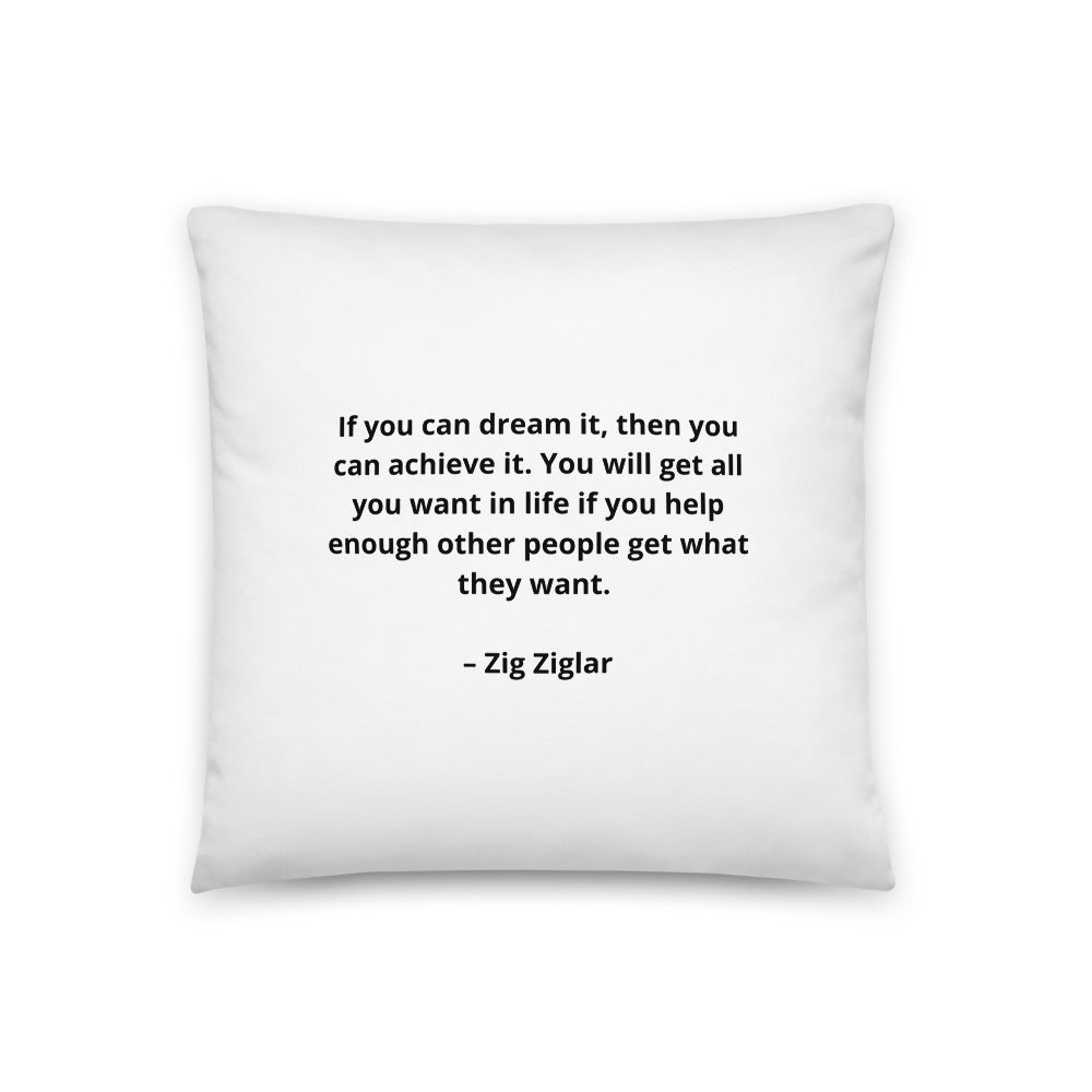 Zig Ziglar Pillow