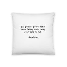 Load image into Gallery viewer, Confucius Inspirational Pillow
