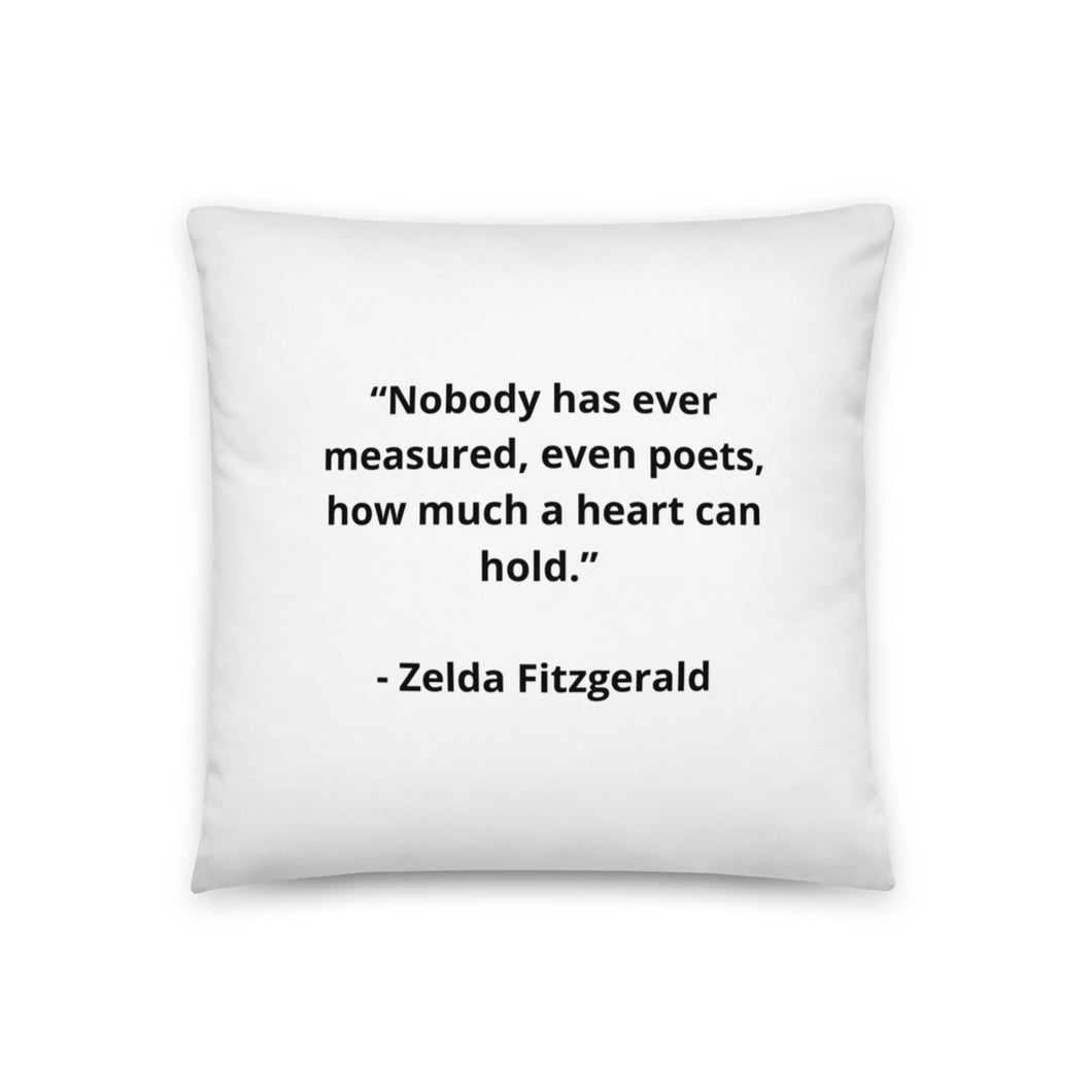 Zelda Fitzgerald Romance Pillow