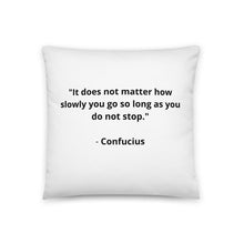 Load image into Gallery viewer, Spiritual Confucius Quote Pillow
