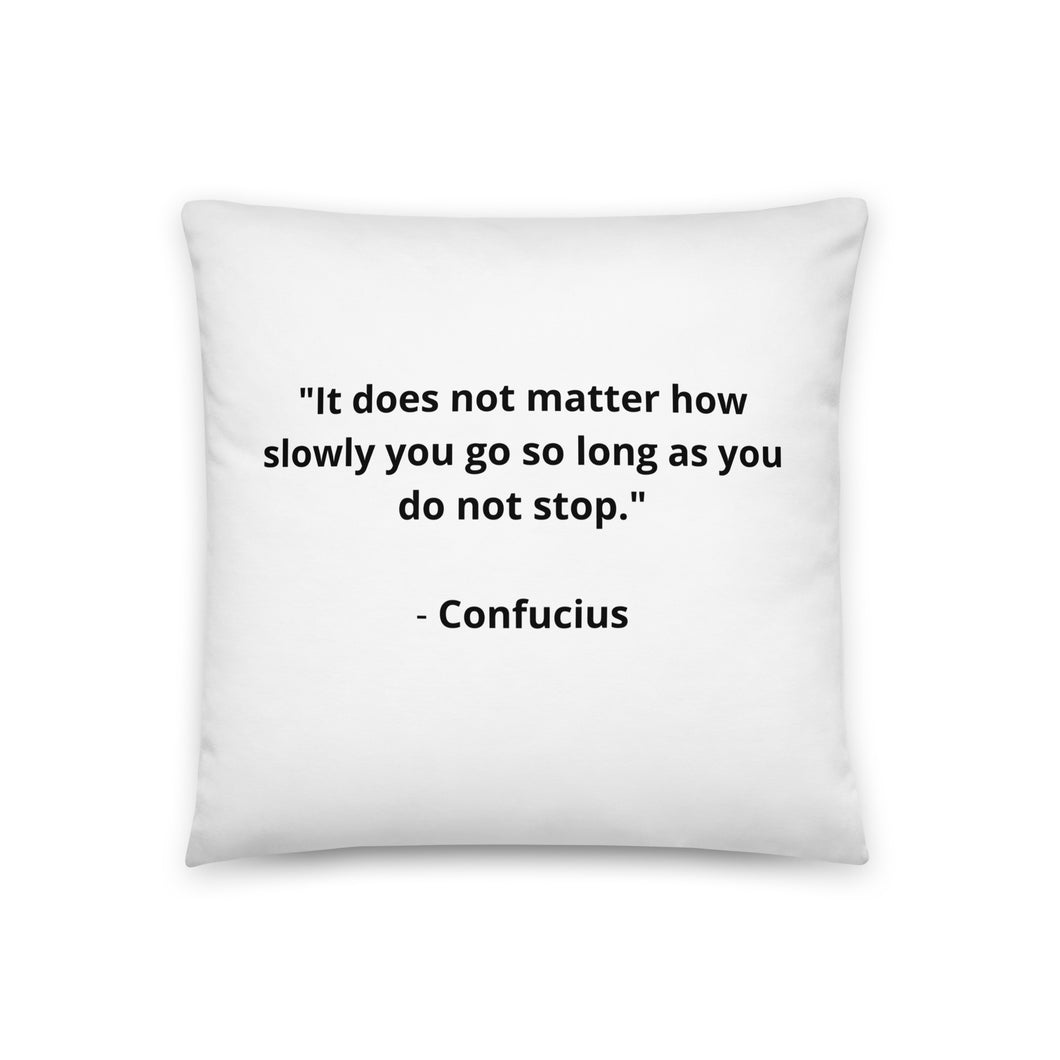 Spiritual Confucius Quote Pillow