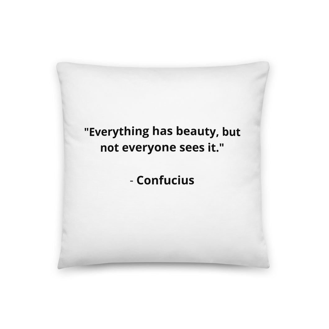 Spiritual Confucius Quote Pillow