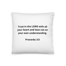 Load image into Gallery viewer, Bible Verses Proverbs 3:5 Pillow
