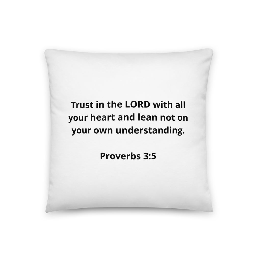 Bible Verses Proverbs 3:5 Pillow