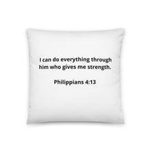 Load image into Gallery viewer, Bible Verses Philippians 4:13 Pillow
