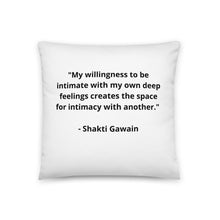 Load image into Gallery viewer, Self-Love Shakti Gawain Pillow
