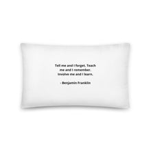 Load image into Gallery viewer, Teachers Benjamin Franklin Pillow
