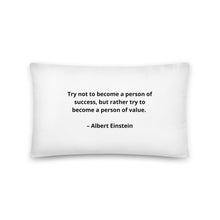 Load image into Gallery viewer, Albert Einstein Inspirational Pillow
