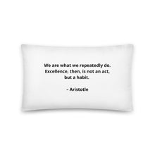 Load image into Gallery viewer, Aristotle Inspirational Pillow
