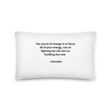 Load image into Gallery viewer, Socrates Inspirational Pillow
