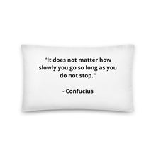 Load image into Gallery viewer, Spiritual Confucius Quote Pillow
