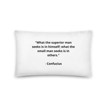 Load image into Gallery viewer, Spiritual Confucius Quote Pillow
