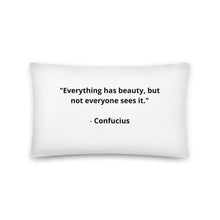 Load image into Gallery viewer, Spiritual Confucius Quote Pillow
