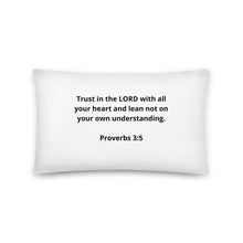 Load image into Gallery viewer, Bible Verses Proverbs 3:5 Pillow
